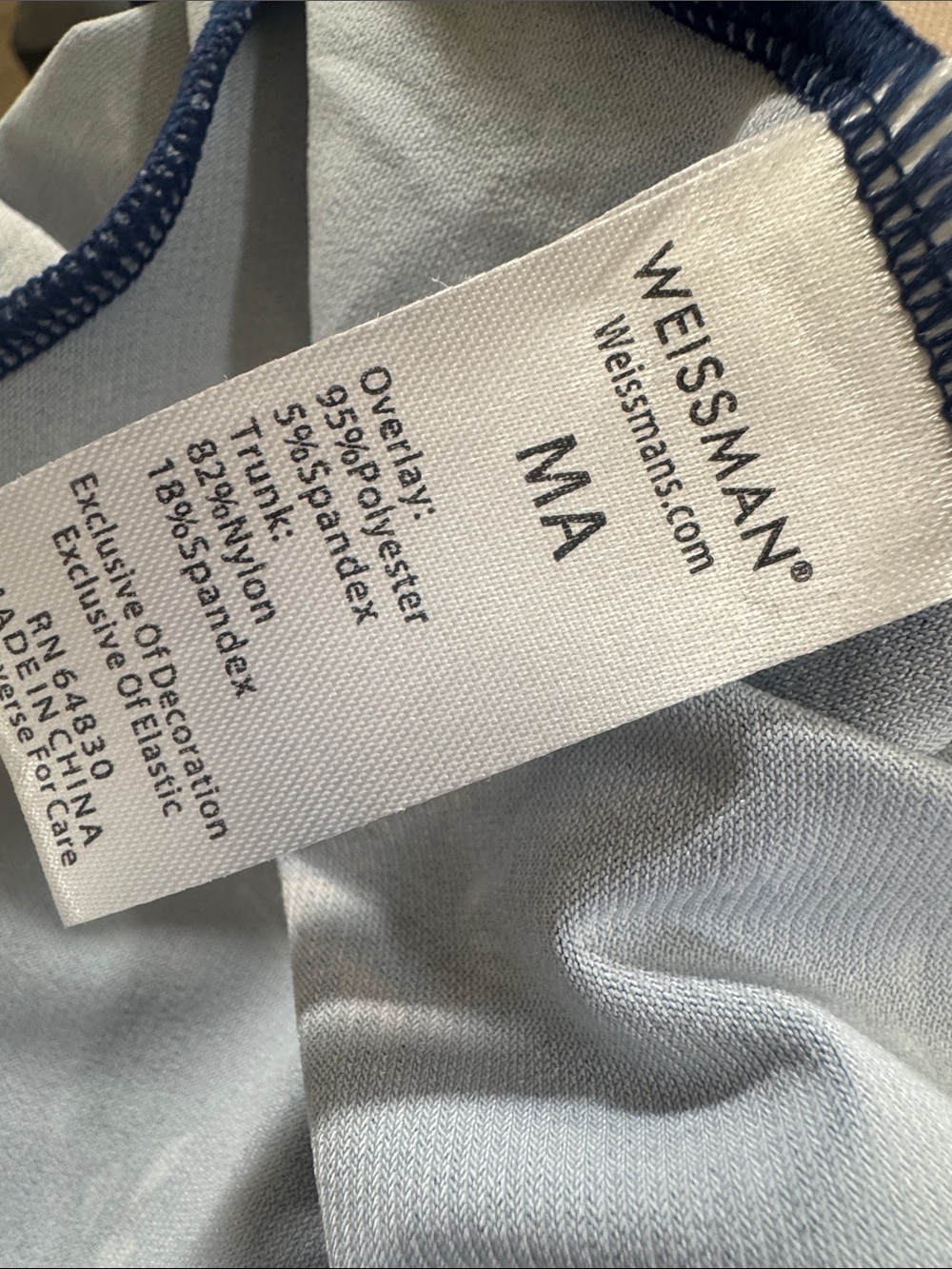 Weissman Navy Blue Floral Midi Dress with Red & White Accents - Picture 2 of 8